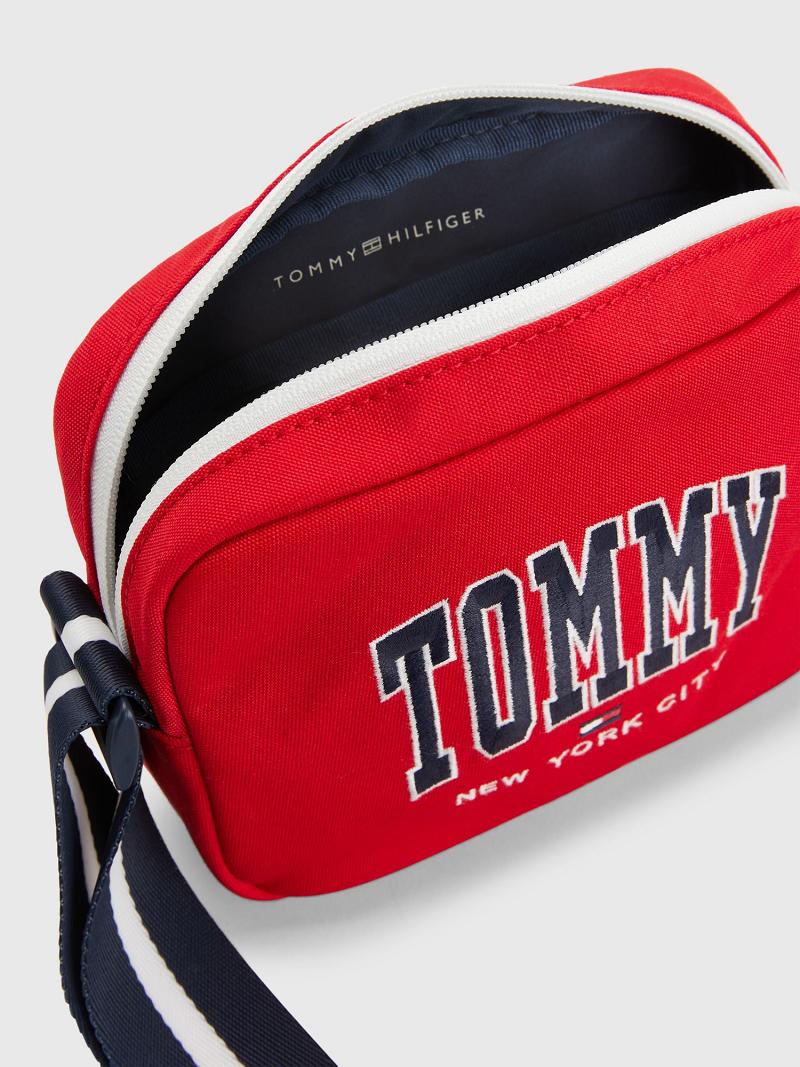 Fiú Tommy Hilfiger Tommy NYC Camera Táska Piros | HU 2356GSO